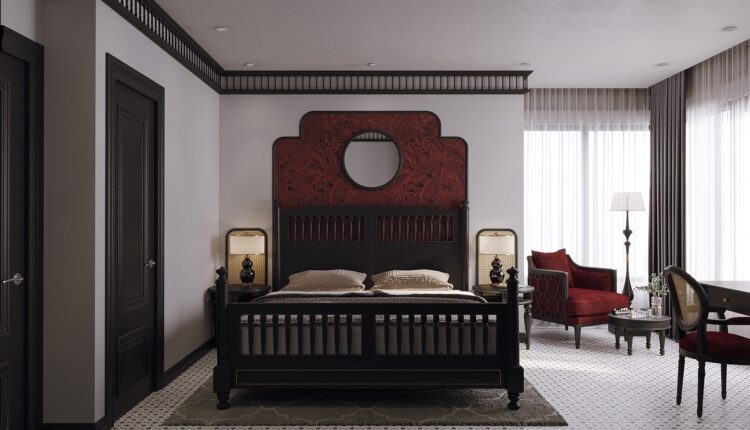 3D Interior Scenes File 3dsmax Model Indochine Bedroom 562 By Dang Dai 1