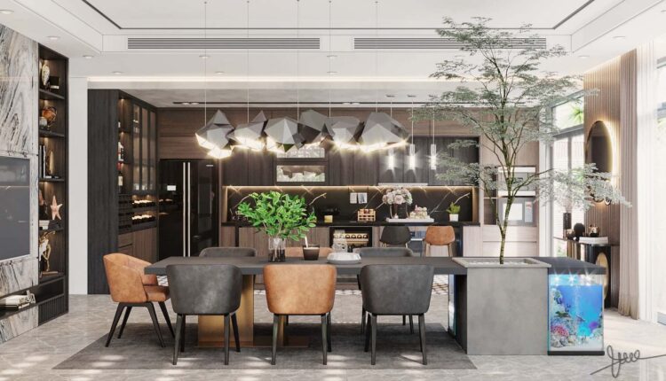 3D Interior Scenes File 3dsmax Model Kitchen – Dining Room 32 By Heo Keomut 5