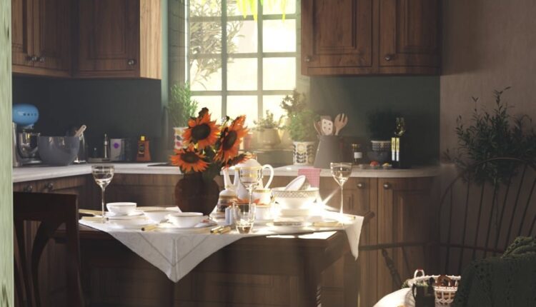 3D Model Kitchen 232 Free Download By Ha Phan Le 2