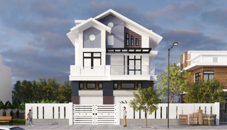 3D Exterior House 11 Scene Model 3dsmax Free Download By Huy Hieu Lee 2