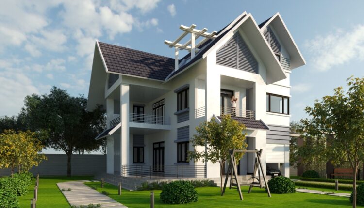3D Exterior House 6 Scene Model 3dsmax Free Download By Huy Hieu Lee 1