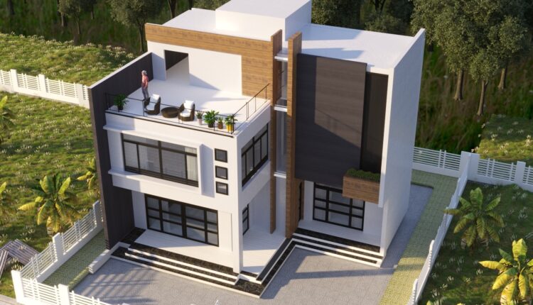 3D Exterior House 7 Scene Model 3dsmax Free Download By Huy Hieu Lee 3