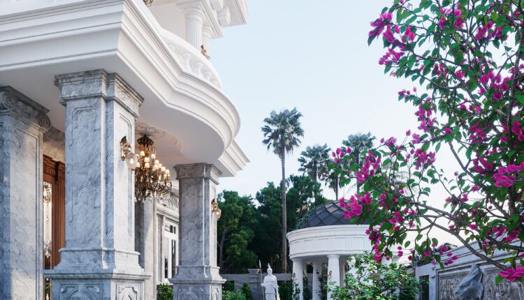 3D Exterior Neoclassical Villa Scene File 3dsmax By Duc Dung 6