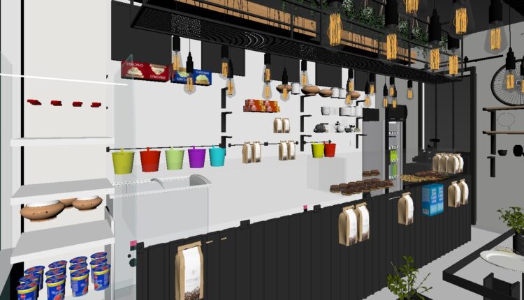 3D Interior Fast Food Scenes File 3dsmax By Viet Tam