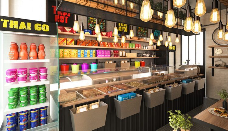 3D Interior Fast Food Scenes File 3dsmax By Viet Tam