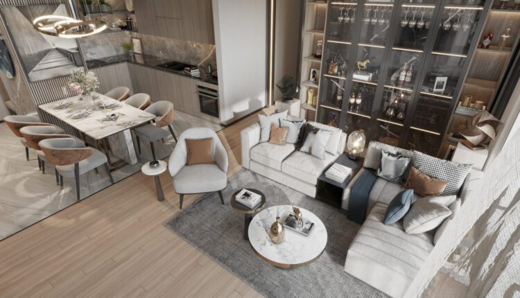 3D Interior Kitchen – Livingroom 281 Scene 3dsmax By Vu Thanh Tung 6