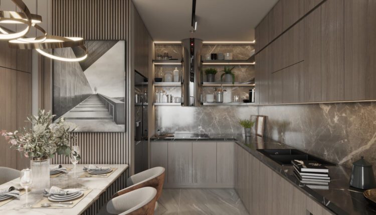 3D Interior Kitchen – Livingroom 281 Scene 3dsmax By Vu Thanh Tung 9