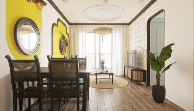 3D Interior Kitchen – Livingroom Indochine 290 Scene 3dsmax By Bao Ngoc
