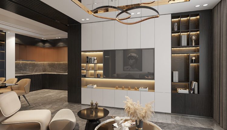 3D Interior Scene File 3dsmax Model Living and Bedroom 581 By Huy Vuong (2)