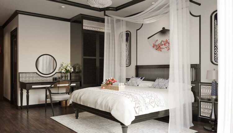3D Model Interior Hotel Bedroom Scenes File 3dsmax By Dang Dai  3