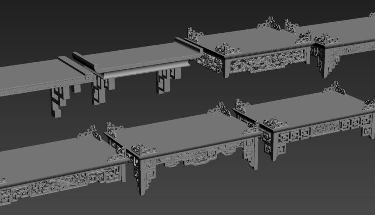 Free Download 3d Model Altar wall mounted 7 model