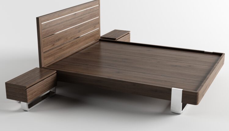 3D Bed Model 222 By Huy Hieu Lee