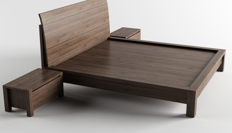 3D Bed Model 222 By Huy Hieu Lee