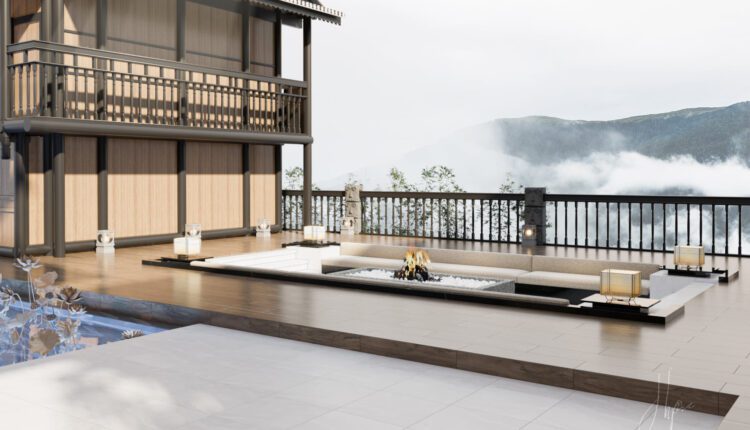 3D Exteriors House Scene Model 3dsmax share By Phung Manh Ha