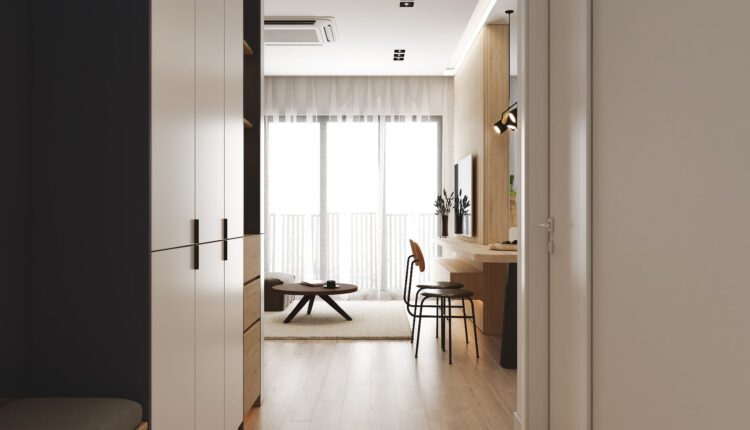 3D Interior Kitchen – Livingroom 291 Scene 3dsmax By Kien Nguyen