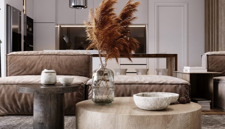 3D Interior Kitchen – Livingroom 292 Scene 3dsmax By Pham Thu ha