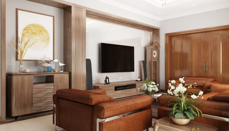 3D Interior Kitchen – Livingroom 293 Scene 3dsmax By Le Xuan Tai
