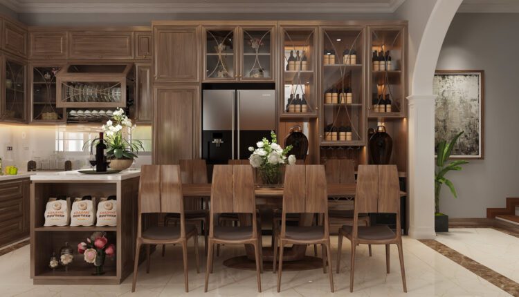 3D Interior Kitchen – Livingroom 293 Scene 3dsmax By Le Xuan Tai