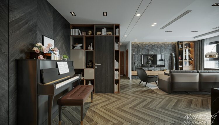 3D Interior Kitchen – Livingroom 298 Scene 3dsmax By Nam Son