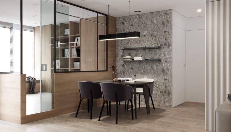 3D Interior Kitchen – Livingroom 299 Scene 3dsmax By Kien Nguyen