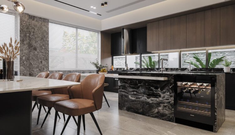 3D Interior Kitchen – Livingroom 302 Scene 3dsmax By Nguyen Ngoc Tung
