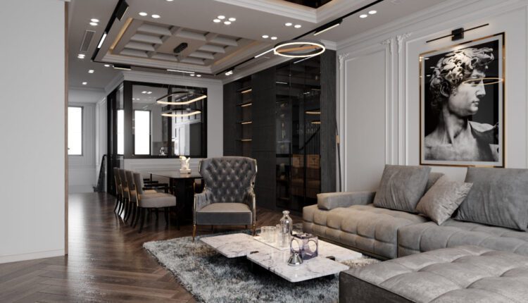 3D Interior Kitchen – Livingroom 309 Scene 3dsmax By Nguyen Duc Thuan