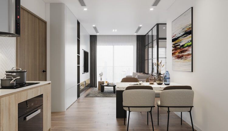 3D Interior Kitchen – Livingroom 311 Scene 3dsmax By Tang Ba Hung