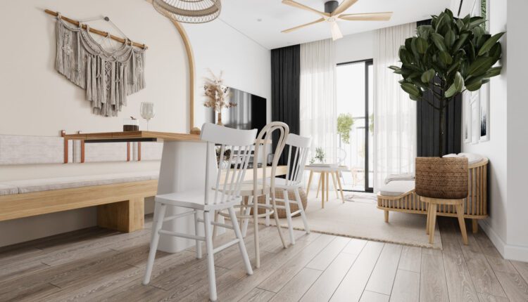 3D Interior Kitchen – Livingroom 314 Scene 3dsmax By Phan Thanh Duong