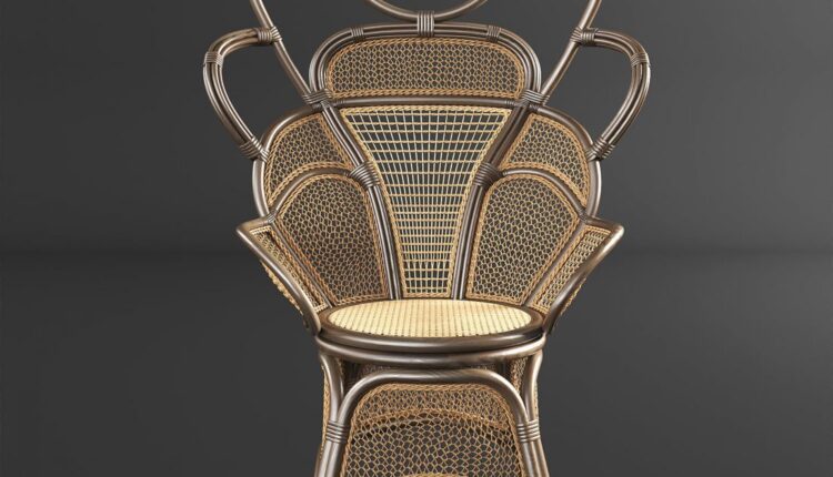 Free 3D Model Handwoven Boline Chair by Nguyen Minh Khoa
