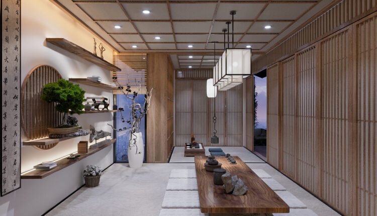 Free 3D scene ZenHouse share by Tran Trung Hieu