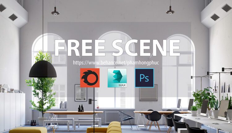 Free scene Nottdesign office share by Mr Pham