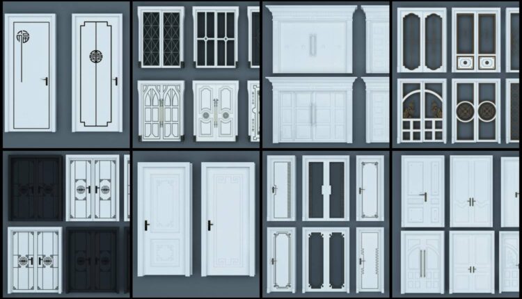 11071. Download Free 3D Door Models