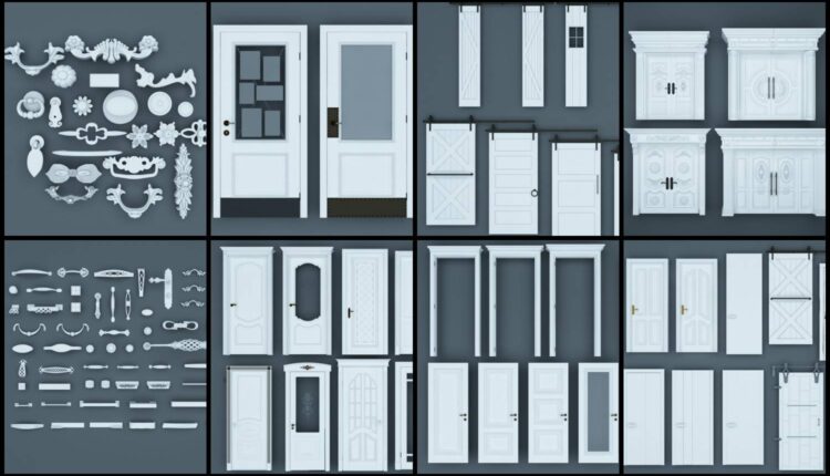 11076. Download Free 3D Door Models
