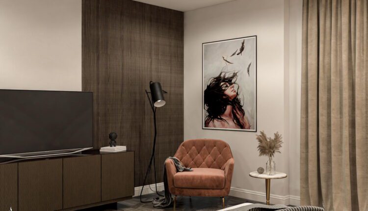11086. Free 3D Interior Bedroom Model Download