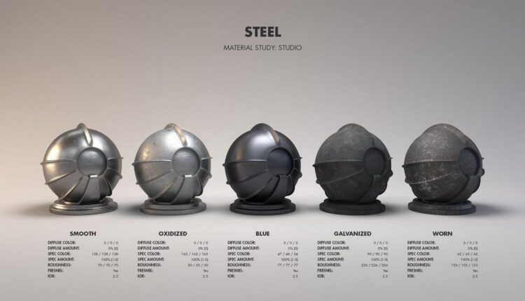 11091. Free Metal shader workflow Download by Jarrod Hasenjager