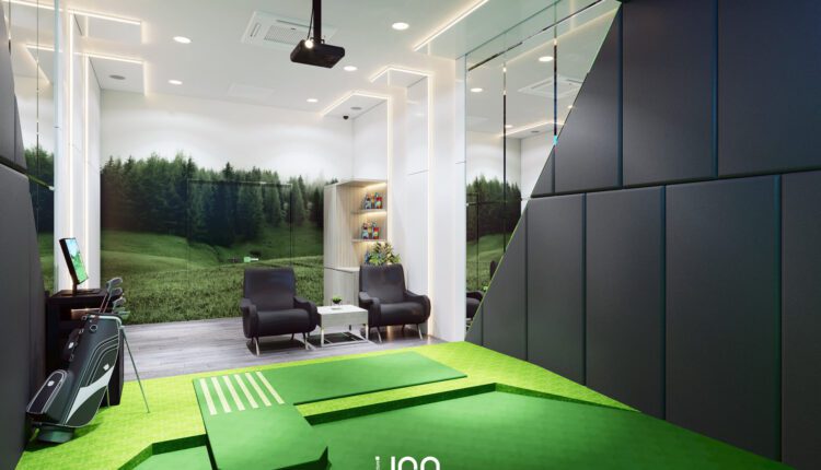11093. Free 3D Interior Golf 3D Model Download By Bi Dao