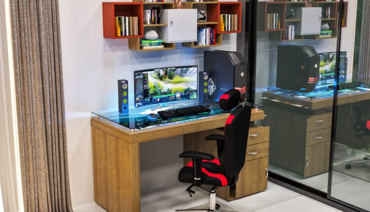11101. Free 3D Interior Boy Study Table Model Download By Arky (2)