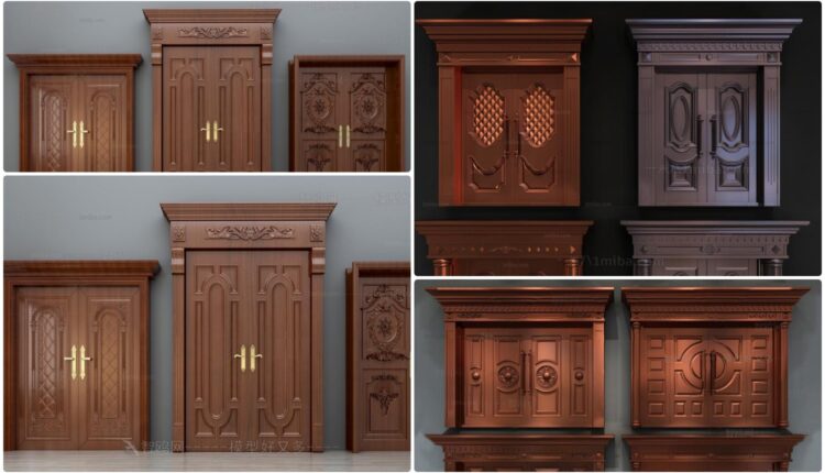 11103. Download Free 3D Door Models - 3Dzip.Info - 3D Model Free Download