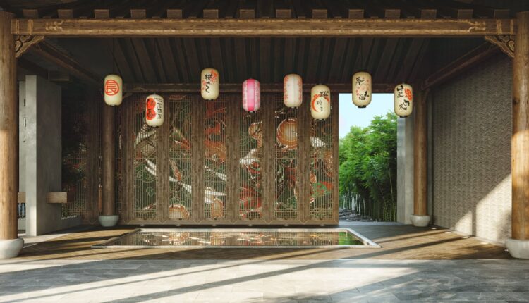 9570. 3D Exterior Lobby Scene Model Download by Do Huy Binh