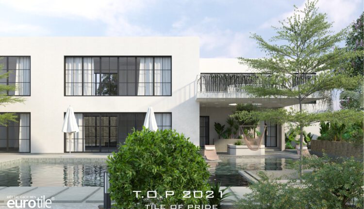 9580. 3D Model of Exterior Pool House For Free Download by Tran Quoc Cuong