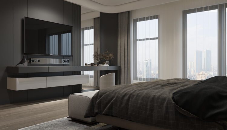 9582. Download Free 3D Interior Bedroom Scene Model By Nguyen Ha