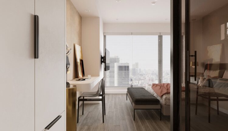 9589. Free 3D Interior Bedroom Model Download by Minh Tran