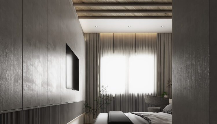 9590. 3D Interior Bedroom Model Download by Phu Nguyen