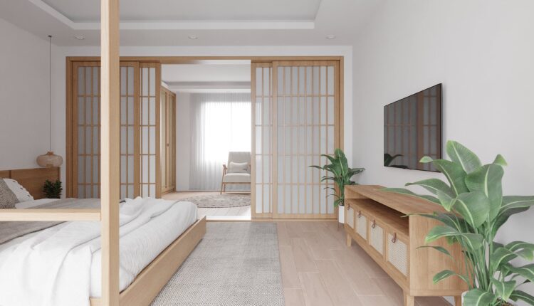 9608. 3D Interior Bedroom Model Download by Quang Pham