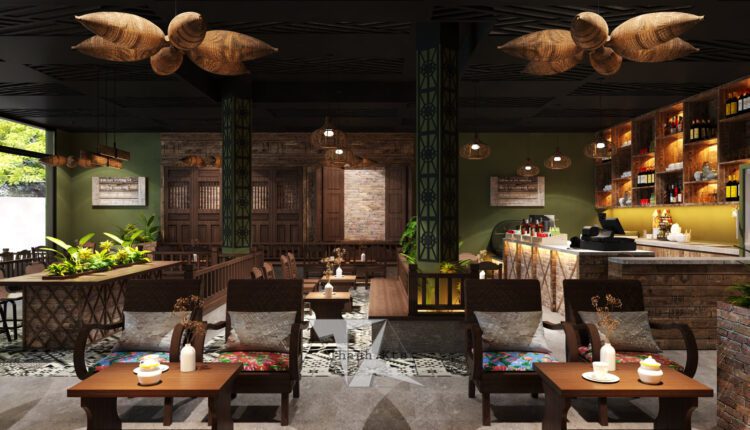 9653. 3D Interior Coffee Room Model Download by Luong Dinh Thanh