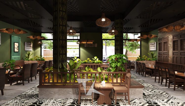 9653. 3D Interior Coffee Room Model Download by Luong Dinh Thanh