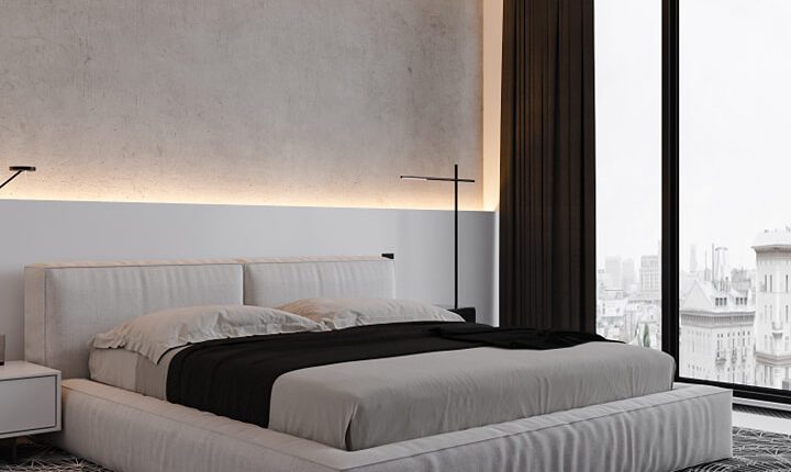 9657. Download Free 3D Interior BedRoom Model By Nguyen Trung