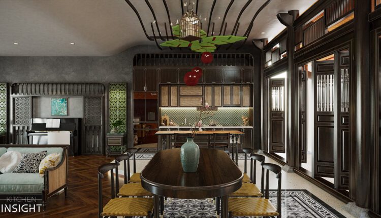 11124. Download Free 3D Interior Kitchen Model by Vuong Duong