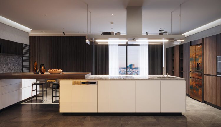 11126. Download Free 3D Kitchen Interior Model by Quang Hoa