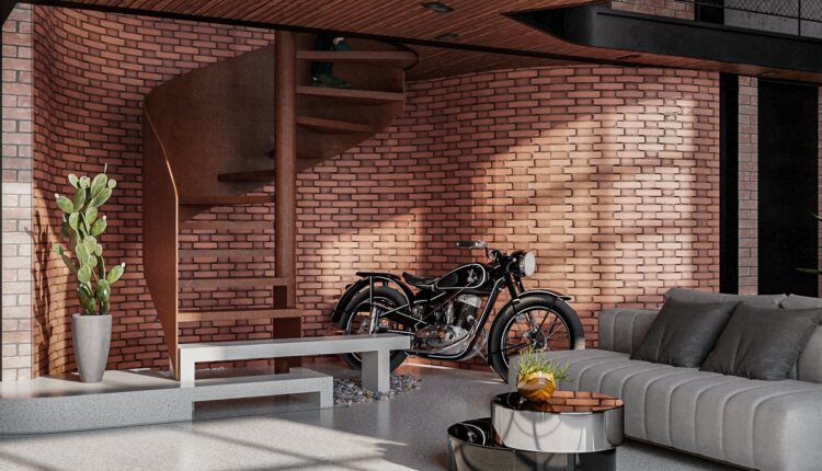 9687. Download Free 3D Interior Living Room – Kitchen Model By Pham Hai